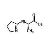 CAS 登录号：98336-89-1， N-(3,4-二氢-2H-吡咯-5-基)-L-丙氨酸