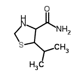 CAS#: 98428-41-2, 5-Isopropyl-1,3-thiazolidine-4-carboxamide