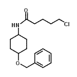 CAS#: 98454-45-6, N-[4-(Benzyloxy)cyclohexyl]-5-chloropentanamide