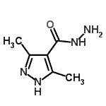 CAS#: 98484-97-0, 3,5-Dimethyl-1H-pyrazole-4-carbohydrazide