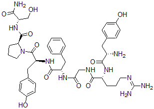 CAS 登录号：98495-22-8， 精氨酰(2)-甘氨酰(3)-苯丙氨酰(4)-皮啡肽