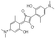 CAS#: 98523-15-0, (4E)-2-[4-(Dimethylamino)-2-hydroxy-6-methylphenyl]-4-[4-(dimethyliminio)-2-hydroxy-6-methyl-2,5-cyclohexadien-1-ylidene]-3-oxo-1-cyclobuten-1-olate