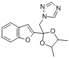 CAS#: 98532-74-2, 2-(Benzofuran-2-Yl)-2-(1-(1H-1,2,4-Triazolyl)-Methyl)-4,5-Dimethyl-1,3 -Dioxolan