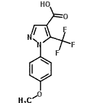 CAS 登录号：98534-83-9， 1-(4-甲氧基苯基)-5-(三氟甲基)-1H-吡唑-4-羧酸
