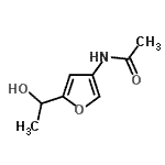 CAS#: 98593-71-6, N-[5-(1-Hydroxyethyl)-3-furyl]acetamide