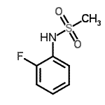 CAS 登录号：98611-90-6， N-(2-氟苯基)甲烷磺酰胺
