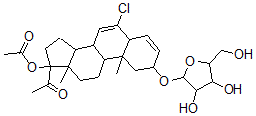 CAS#: 98753-24-3, 3-O-Arabinofuranosylchlormadinol Acetate