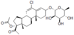 CAS#: 98753-25-4, 3-O-Rhamnosylchlormadinol Acetate