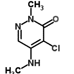 CAS 登录号：98796-09-9， 4-氯-2-甲基-5-(甲基氨基)-3(2H)-哒嗪酮