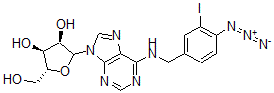 CAS#: 98849-99-1, N(6)-(3-Iodo-4-Azidobenzyl)Adenosine