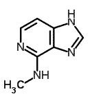 CAS#: 98858-10-7, N-Methyl-1H-imidazo[4,5-c]pyridin-4-amine