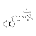 CAS 登录号：98897-23-5， 1-(1-萘基氧基)-3-[(<sup>2</sup>H<sub>7</sub>)-2-丙基氨基]-2-丙醇