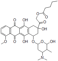 CAS 登录号：98910-80-6， N,N-二甲基亚德里亚霉素-14-戊酸酯