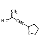 CAS 登录号：98954-19-9， 2-(3-甲基-3-丁烯-1-炔-1-基)四氢呋喃