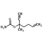 CAS#: 98959-70-7, 3-Methyl-6-hepten-1-yn-3-yl carbamate
