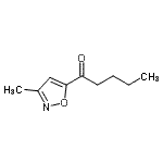 CAS#: 98959-84-3, 1-(3-Methyl-1,2-oxazol-5-yl)-1-pentanone