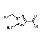CAS#: 99012-45-0, 1-(Hydroxymethyl)-5-methyl-1H-pyrazole-3-carboxylic acid