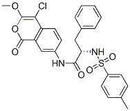 CAS#: 99033-29-1, 7-((N-Tosylphenylalanyl)Amino)-4-Chloro-3-Methoxyisocoumarin