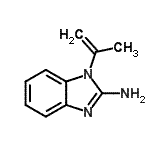CAS 登录号：99055-67-1， 1-异丙烯基-1H-苯并咪唑-2-胺