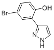 CAS#: 99067-15-9, 4-Bromo-2-(1H-Pyrazol-3-Yl)Phenol