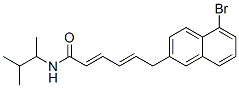 CAS#: 99083-11-1, N-(1,2-Dimethyl)propyl-6-(5-bromonaphth-2-yl)hexa-2,4-dienamide