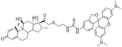 CAS#: 99143-17-6, N-(Dexamethasone 21-S-Ethyl-2'-Amino)Tetramethylrhodamine
