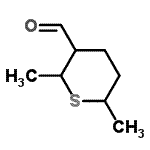 CAS#: 99151-37-8, 2,6-Dimethyltetrahydro-2H-thiopyran-3-carbaldehyde