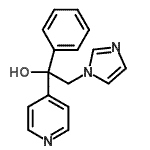 CAS 登录号：99161-86-1， 2-(1H-咪唑-1-基)-1-苯基-1-(4-吡啶基)乙醇