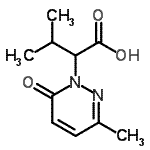 CAS#: 99170-22-6, 3-Methyl-2-(3-methyl-6-oxo-1(6H)-pyridazinyl)butanoic acid