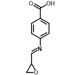 CAS#: 99184-90-4, 4-[(E)-(2-Oxiranylmethylene)amino]benzoic acid