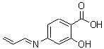 CAS#: 99185-01-0, 2-Hydroxy-4-[(E)-2-propen-1-ylideneamino]benzoic acid