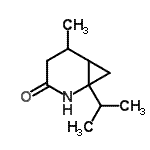 CAS#: 99188-40-6, 1-Isopropyl-5-methyl-2-azabicyclo[4.1.0]heptan-3-one