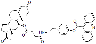 CAS 登录号：99195-33-2， 11-黄体素-2-琥珀酰酪胺-4-(10-甲基)吖啶鎓-9-羧酸酯