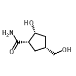 CAS#: 99295-47-3, (1S,2R,4R)-2-Hydroxy-4-(hydroxymethyl)cyclopentanecarboxamide