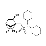 CAS#: 99295-72-4, N,N-Dicyclohexyl-1-[(1S,2R,4R)-2-hydroxy-7,7-dimethylbicyclo[2.2.1]hept-1-yl]methanesulfonamide