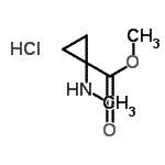 CAS#: 99324-93-3, Methyl 1-(methylamino)cyclopropanecarboxylate hydrochloride (1:1)