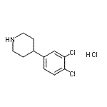CAS#: 99329-54-1, 4-(3,4-Dichlorophenyl)piperidine hydrochloride (1:1)