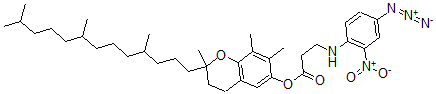 CAS#: 99332-97-5, N-4-Azido-2-Nitrophenyl-beta-Alanyl-gamma-Tocopherol