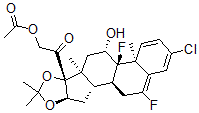 CAS#: 99339-99-8, 3-Chlorofluocinolone Acetonide 21-Acetate