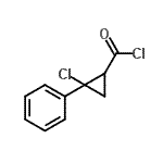 CAS#: 99360-73-3, 2-Chloro-2-phenylcyclopropanecarbonyl chloride