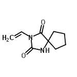 CAS#: 99362-36-4, 3-Vinyl-1,3-diazaspiro[4.4]nonane-2,4-dione
