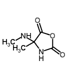CAS 登录号：99418-88-9， 4-甲基-4-(甲基氨基)-1,3-恶唑烷-2,5-二酮