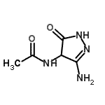 CAS#: 99419-10-0, N-(3-Amino-5-oxo-4,5-dihydro-1H-pyrazol-4-yl)acetamide