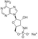 CAS#: 99443-14-8, [4aS-(4aalpha,6b,7a,7abeta)]-6-(6-Amino-9H-purin-9-yl)hexahydro-2-hydroxy-2H-Furo[3,2-d][1,3,2]oxazaphosphorin-7-ol 2-oxide monosodium salt