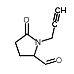 CAS#: 99557-24-1, 5-Oxo-1-(2-propyn-1-yl)-2-pyrrolidinecarbaldehyde