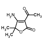 CAS 登录号：99564-02-0， 3-乙酰基-4-氨基-5,5-二甲基-2(5H)-呋喃酮