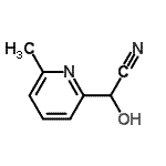 CAS 登录号：99584-05-1， 羟基(6-甲基-2-吡啶基)乙腈