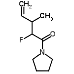 CAS 登录号：99593-78-9， 2-氟-3-甲基-1-(1-吡咯烷基)-4-戊烯-1-酮