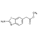 CAS#: 99738-99-5, Methyl (2-amino-1,3-benzothiazol-6-yl)acetate