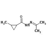 CAS#: 99767-77-8, N'-Isopropylidene-2-methylcyclopropanecarbohydrazide